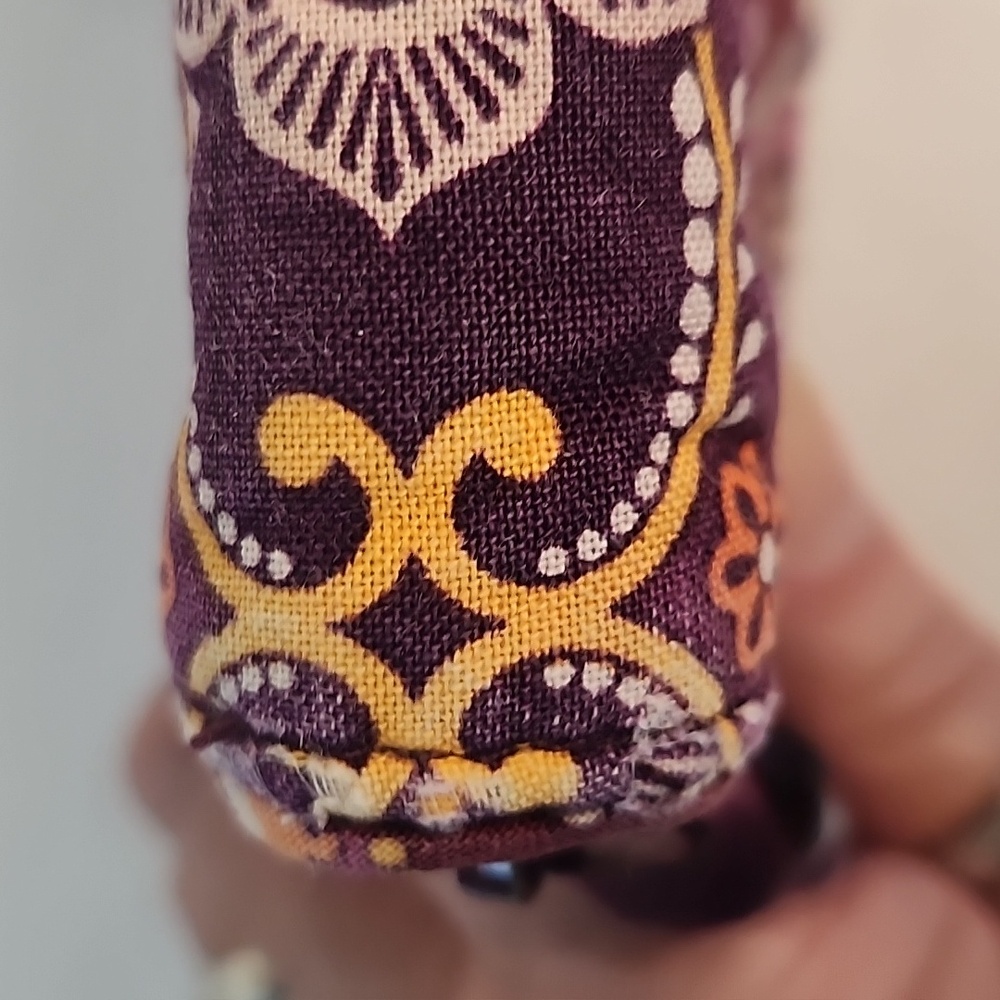 Vera Bradley purple & orange pattern wallet. - Picture 12 of 12